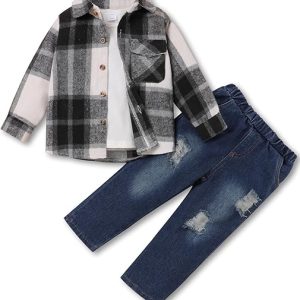 Kids Girl Clothes Floral Letter Graphic Top + Shorts 2PC Girls Summer Short Set